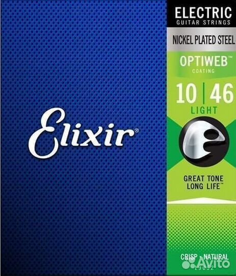Elixir 19052 Optiweb Light 10-46 струны для электр