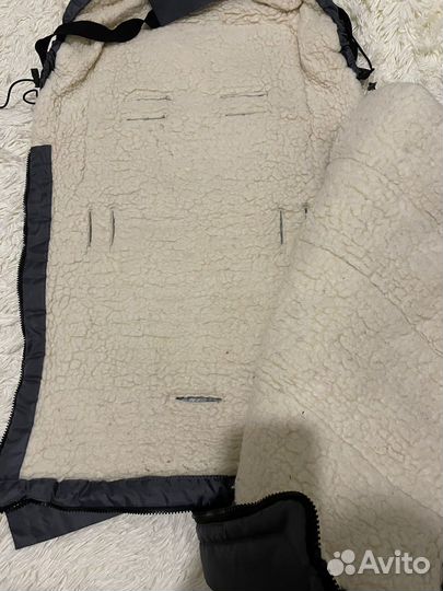 Зимний конверт на овчине