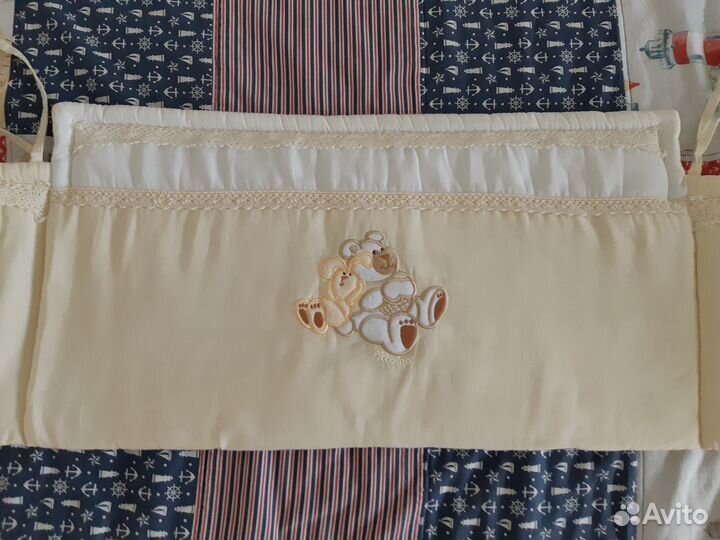 Комплект постельного белья для детской кроватки