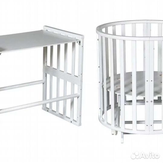 Круглая/овальная кроватка с универсальным маятнико