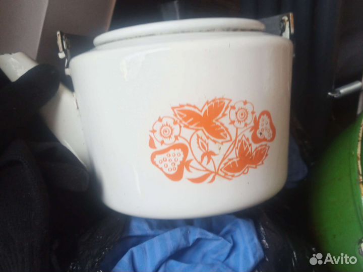 Чайник эмалированный СССР