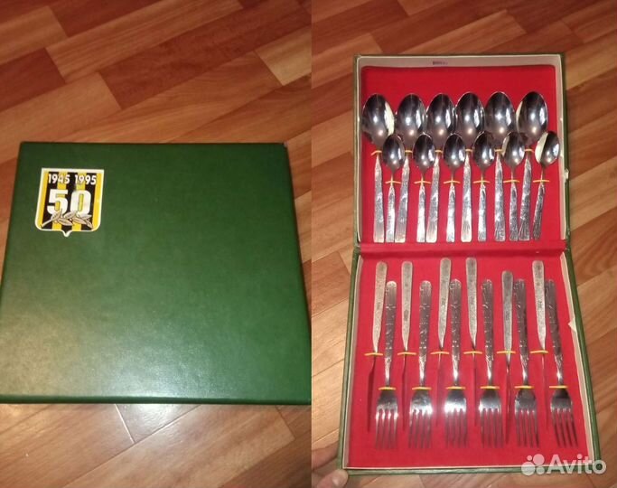 Наборы столовых приборов СССР (ложки, вилки, ножи)