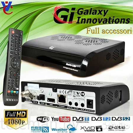 Спутниковый+DVB-T2 ресивер+ USB видео-аудио проигр