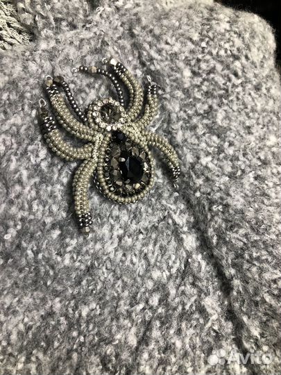 Брошь паук для вязаных изделий