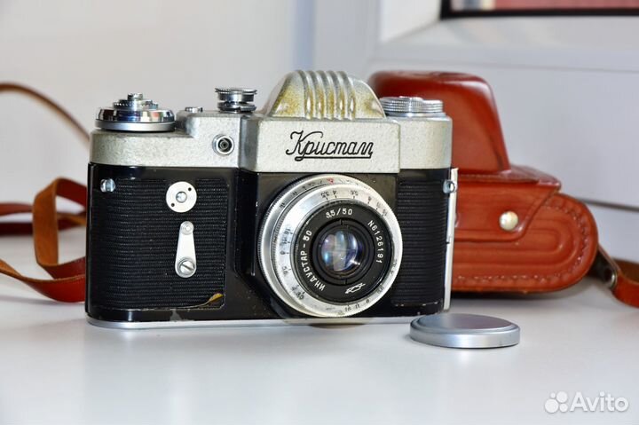 Кристалл редкий 1961 г Зеркальный фотоаппарат СССР