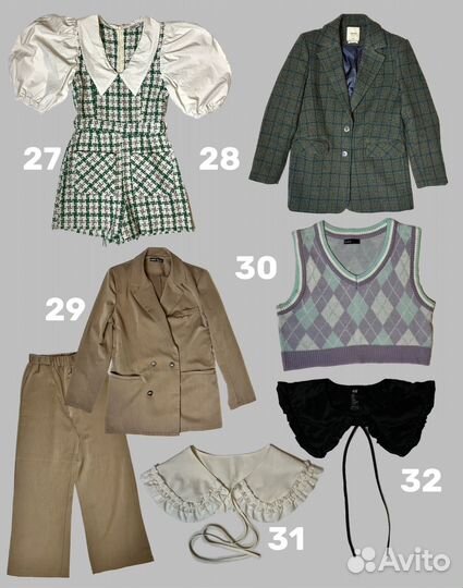 Лот вещей y2k, винтаж, H&M, Bershka, Forever 21