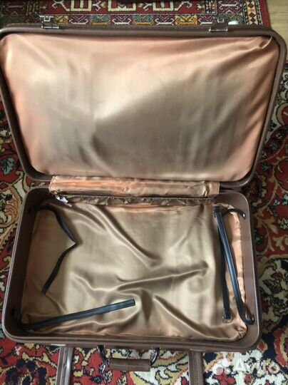 Кожаный чемодан СССР б/у