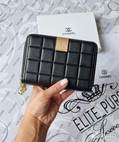 Chanel 3в1 кошелёк/обложка для паспорта/ключница
