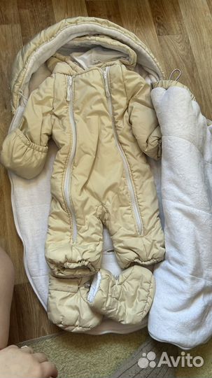 Конверт на выписку с комбинезоном