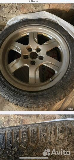 Оригинальные диски r17 от audi a5 на зимних шинах