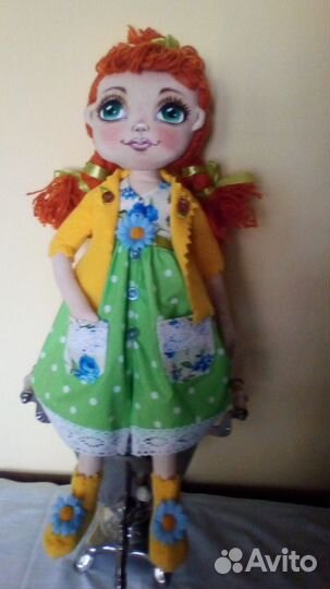 Кукла текстильная игровая