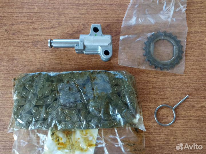 Цепь+натяжитель+звездочка (z14xep z12xep z10xep)