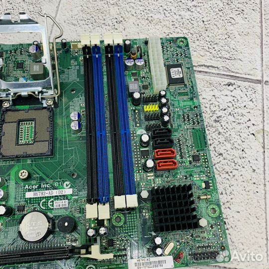 Мат плата acer H67H2-AD 1155LGA гнутые ножки