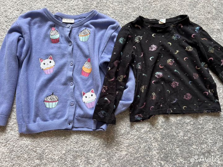 Вещи пакетом на девочку весна-лето 110 116