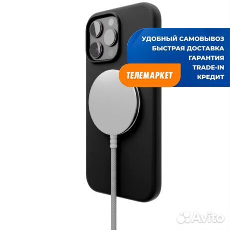 Накладка силикон VLP Aster Case with MagSafe для Apple iPhone 16 Pro Max Black (Черный)