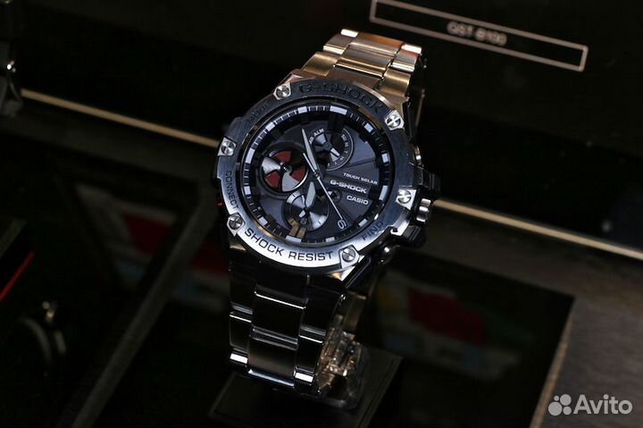 Casio GST- (B100D-1A Bluetooth) сталь сол.пит