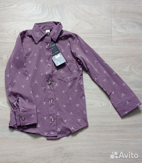 Рубашка для мальчика 110 116