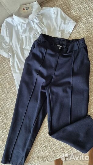 Школьная форма для девочки 134 140 пакетом синяя