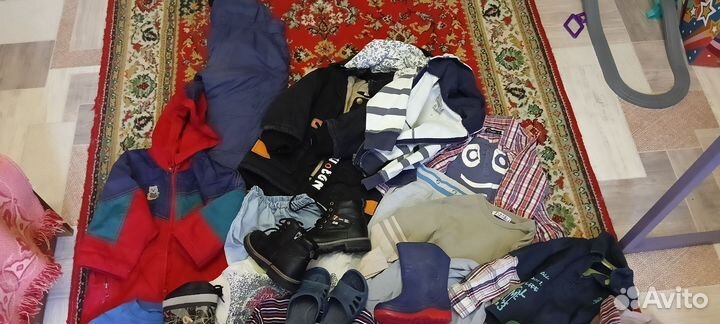 Одежда и обувь мальчик от 1.5-2 лет до 4-6