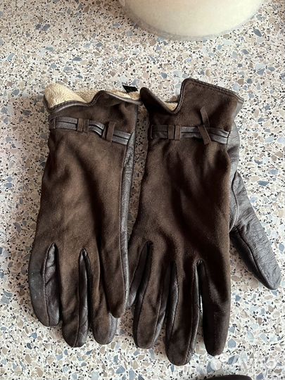 Перчатки кожаные 3 пары 7 размер