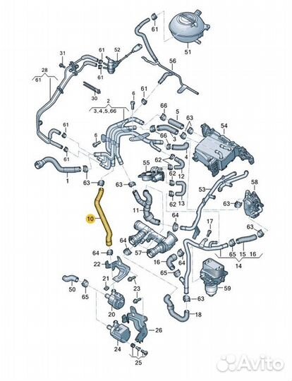 Патрубок Skoda Kodiaq dbgc (DBG 034780) 2019