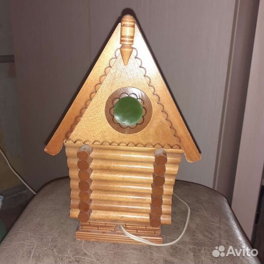 Светильник изба.ссср.Деревянный