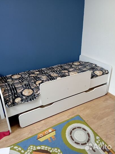 Детская кровать выдвижная