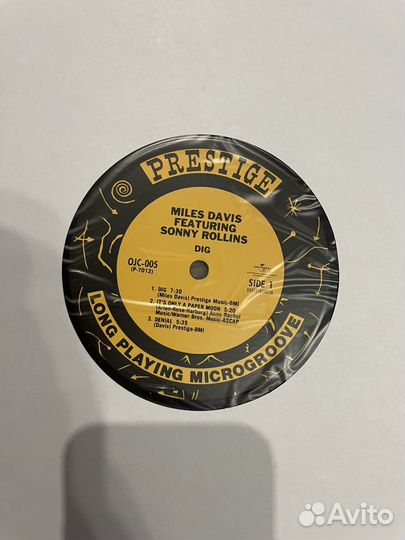 Miles Davis Featuring Sonny Rollins - Dig (LP)