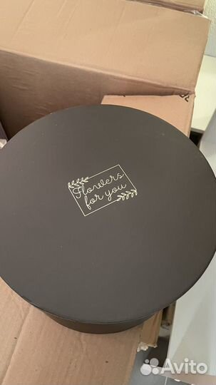 Большая шляпная коробка для цветов конфет подарка