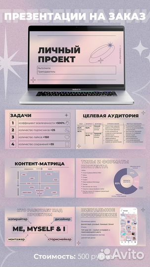 Создание презентаций / Презентация на заказ