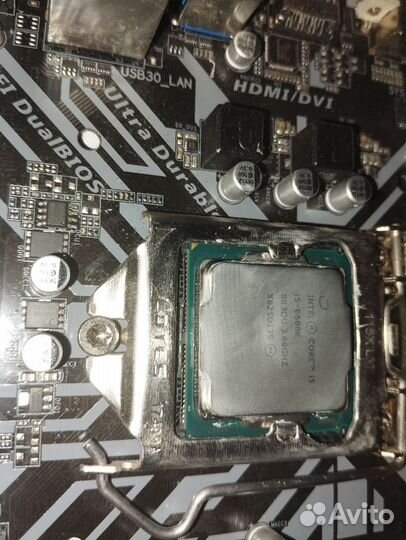 Комплект мать проц