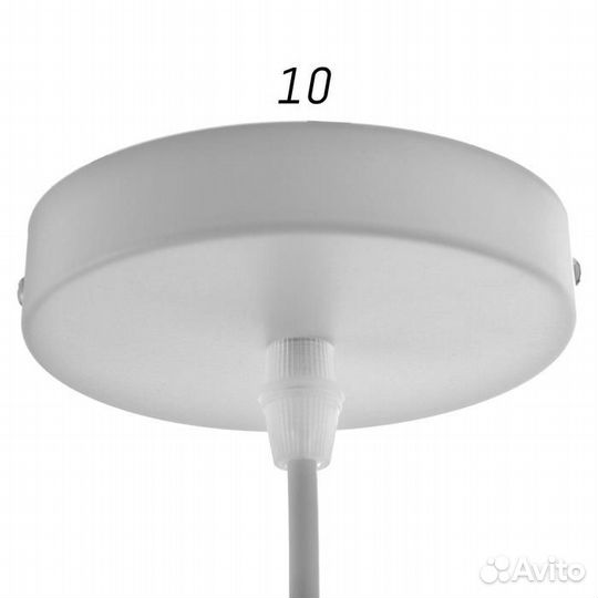 Светильник 'Алтедо' 1x40Вт E27 белый 27х27х30 см