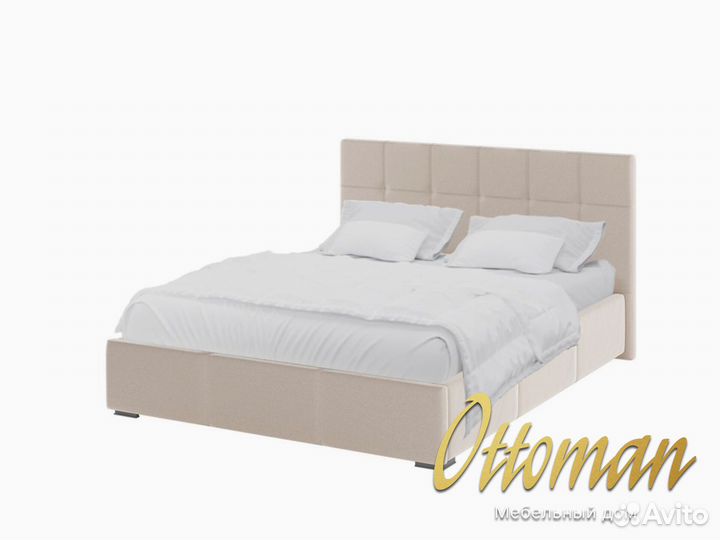Кровать интерьерная 180 на 200 c матрасом