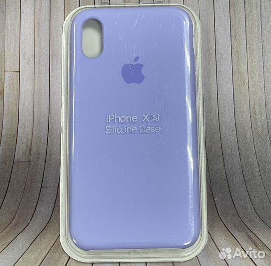 Чехол накладка iPhone XS Сиреневый