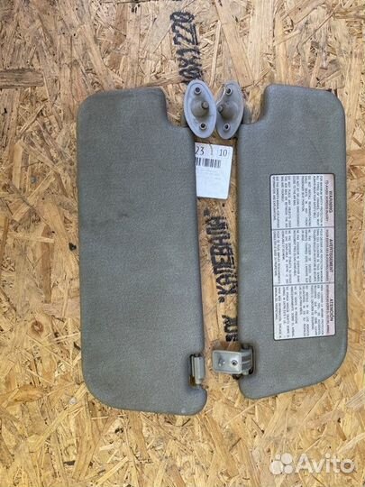 Козырек солнцезащитный (пара) Chevrolet Lanos T100