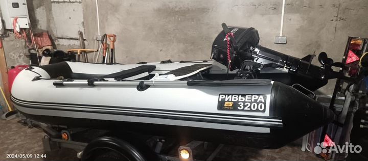 Лодка Ривьера 3200, tohatsu 9,8 BS с прицепом