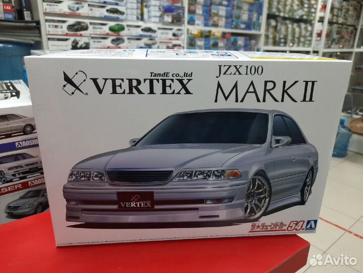 06350 Toyota Mark 2 '98 JZX100 Vertex 1:24 Aoshima