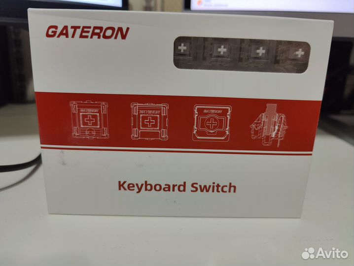 Свитчи Gateron white 25шт новые