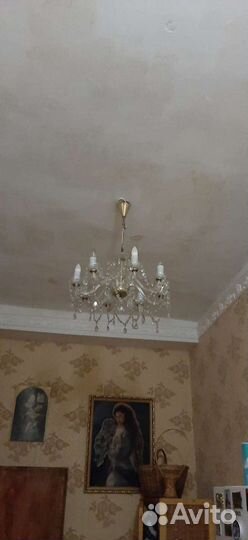 Люстра хрустальная Чехословакия СССР