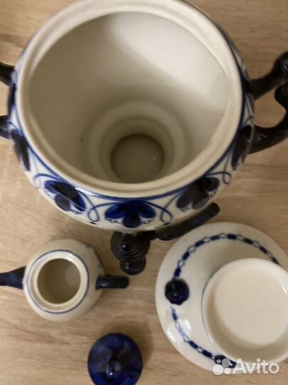 Самовары фарфор лфз, Гжель