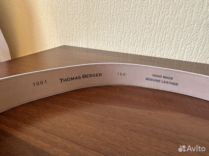 Ремень натуральная кожа Thomas berger новый