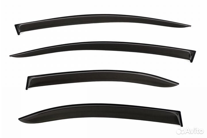 Дефлекторы окон Toyota Avensis, седан (2003-2009)