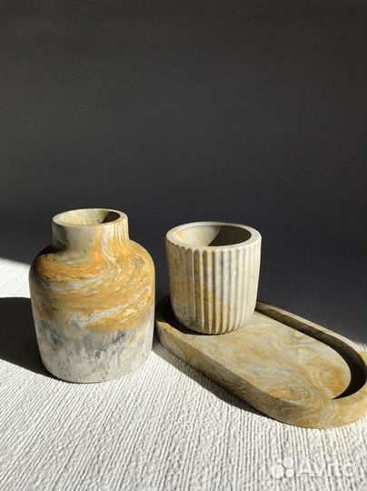 Ваза из гипса подарочный набор