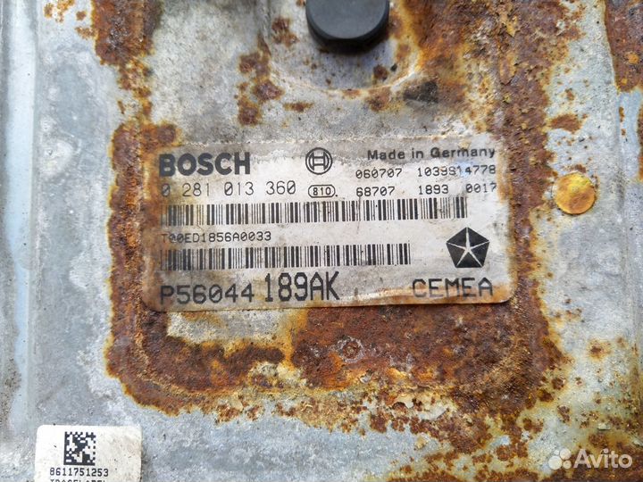 Блок управления двигателем джип град чероки вк 1