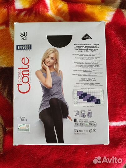 Колготки Conte elegant Episode, 80 den, размер 4/L