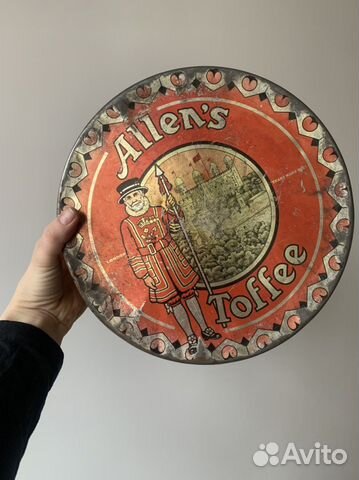 Большая жестяная коробка СССР