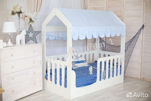 Кровать Домик с матрасиком