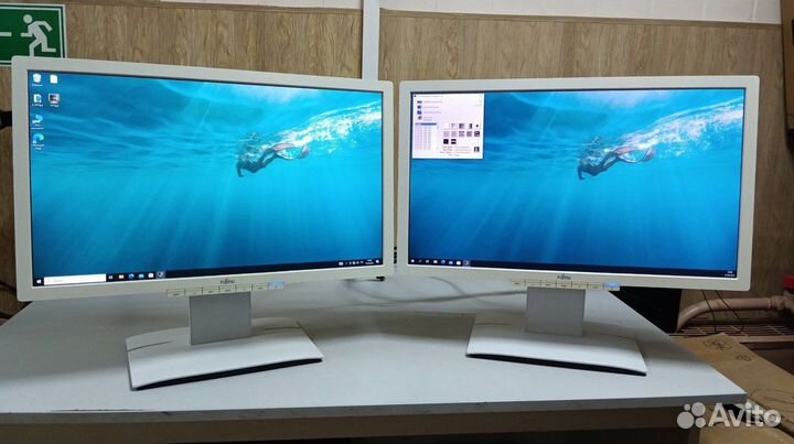 Монитор fujitsu 23 дюйма/IPS/10 штук