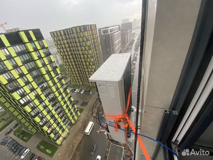 Промышленный альпинист/ монтаж кондиционеров