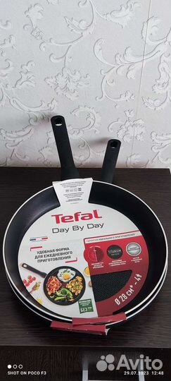 Сковорода tefal новая 28см
